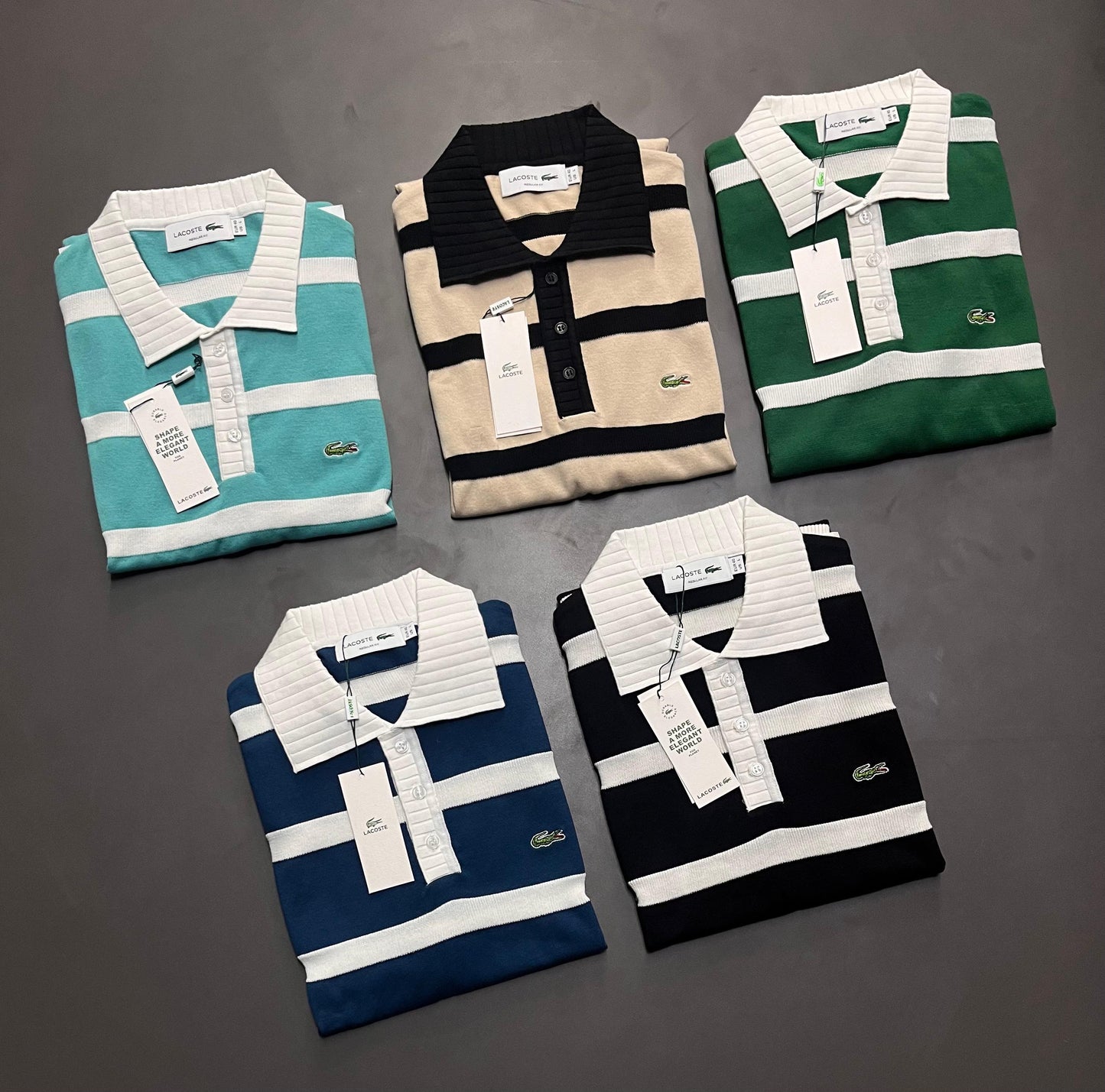 Premium Quality  Collor  Knitting  T-Shirt